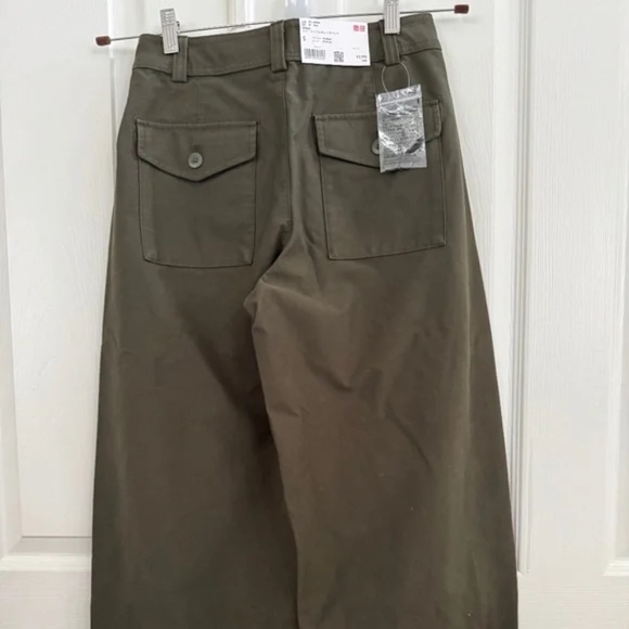 NWT Uniqlo Olive Jersey Barrel Pants size S (Japan) - Picture 3 of 6